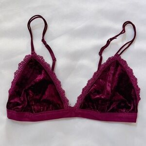 Velvet Lace Bralette